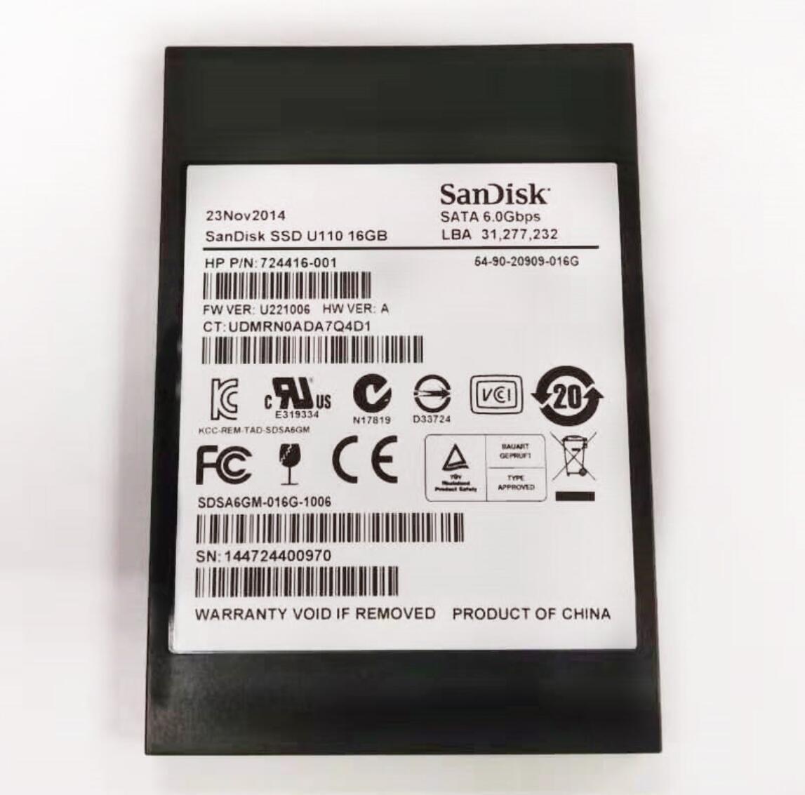 SanDisk U110 Sdsa6gm-16g-1006 2.5" SATA III Solid State for online | eBay