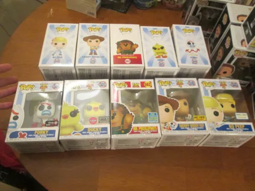 FUNKO POP DISNEY PIXAR TOY STORY 4 EXCLUSIVE RARE COMPLETE YOUR COLLECTION