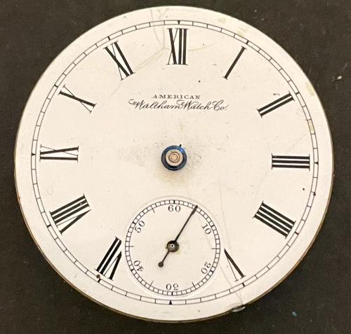 Antique 1893 Waltham Model 1883 1 Pocket Watch Movement Parts/Repair 18s 7j USA