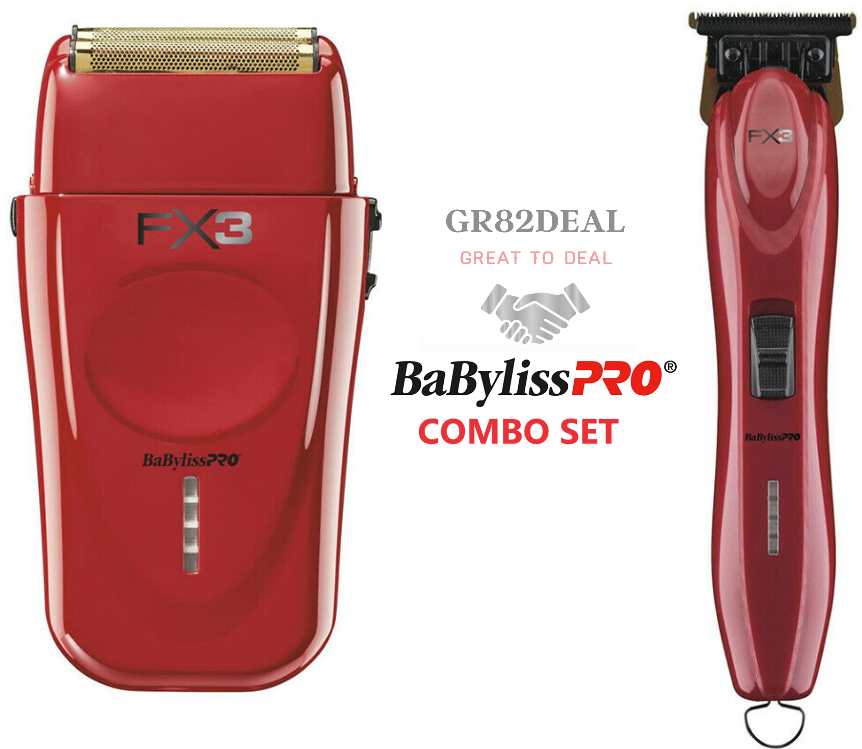 BaByliss PRO FXX3T ZeroGap TBlade Hair Trimmer & FXX3S Cordless