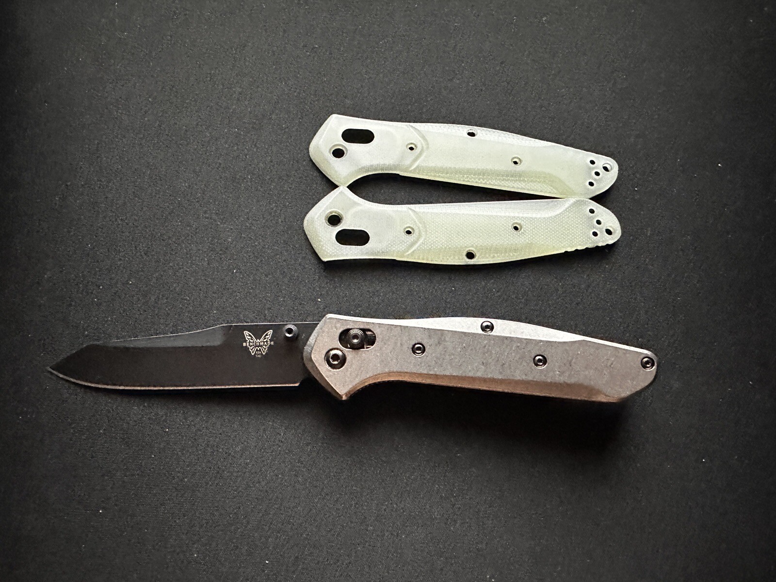 Benchmade Blade HQ Exclusive 940 Osborne M4 Flytanium Scales + Jade