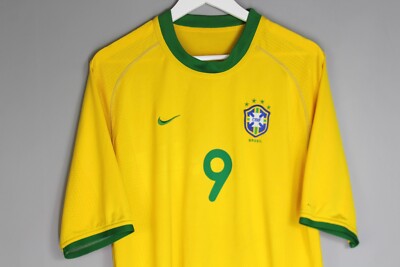 BRAZIL NATIONAL TEAM 2000 2001 2002 FOOTBALL SHIRT JERSEY HOME