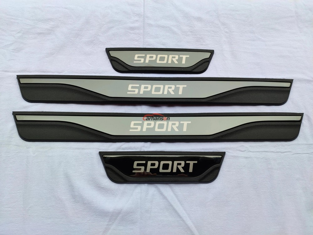 For Kia Stonic Car Accessories Door Sill Strip Protector Scuff Plate 2017-2022