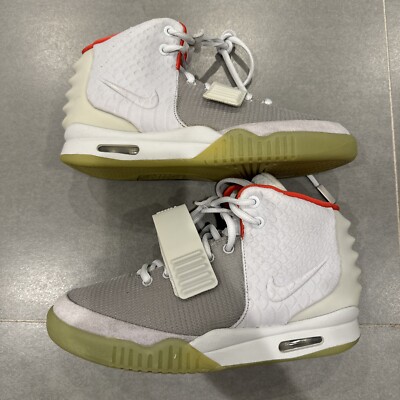 Nike Air Yeezy 2 NRG Pure Platinum Size 8.5 