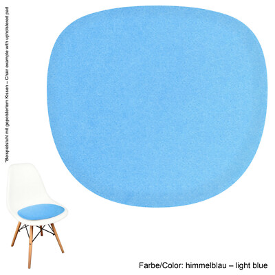 Eco Filz Auflage 4mm geeignet für Eames Sidechair DSW,DSR,DSX,DSS Kissen 