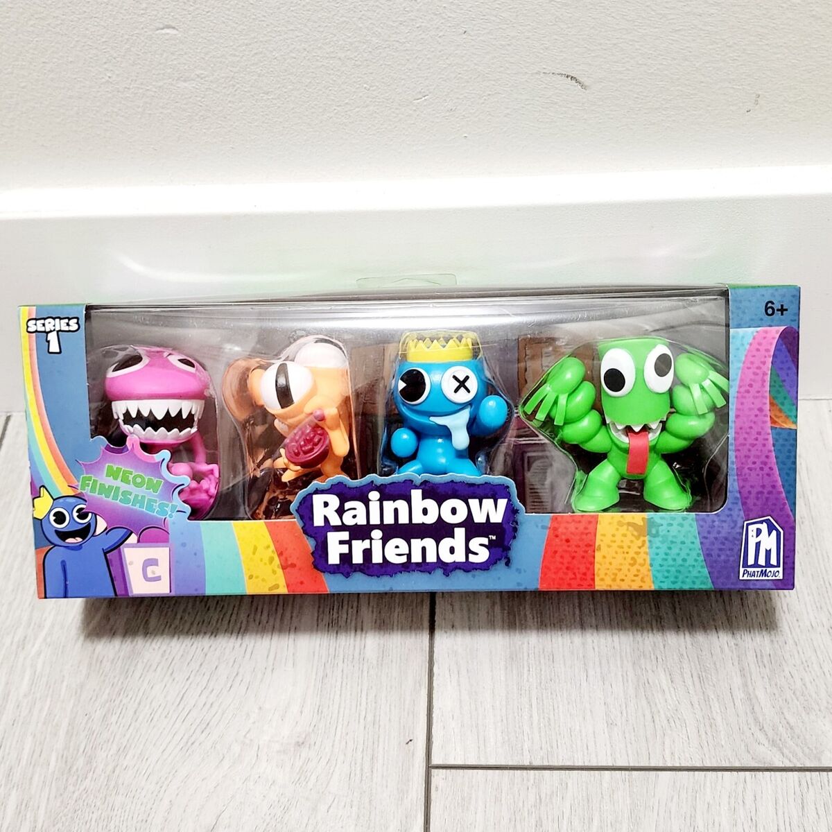 Roblox Rainbow Friends Neon Mini Figure Set 4pk