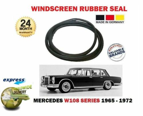 FOR MERCEDES W108 S CLASS 1965-1972 NEW FRONT WINDSCREEN WINDOW RUBBER SEAL  - Photo 1/2