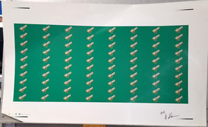 Vernors Soda Preproduction Advertising Art 2003 Bubbles Gold Logo Green