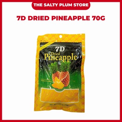 7D Dried Pineapple 70g The Salty Plum Store