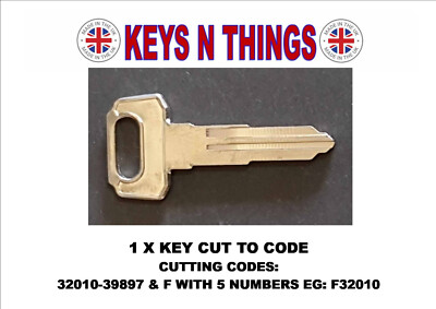 CIRCA 1998 Yamaha Virago 535 MOTORBIKE KEY CUT TO CODE.