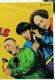 The Three Stooges (Nintendo NES, 1989) Instruction Manual Only *NO GAME*