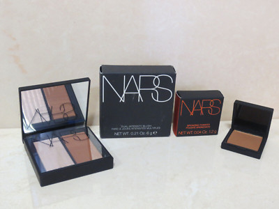 NARS DUAL-INTENSITY BLUSH CRAVING 5504 0.21 OZ & BRONZING POWDER LAGUNA 0.04 OZ