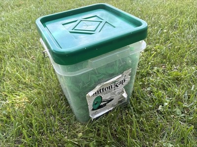 Button Kap 1  Plastic Cap Nails ~ 2700 Count For Roofing / House Wrap. (partial)
