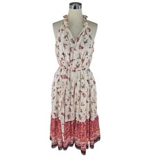 Kobi Halperin Johnson Sleeveless Floral Print Dress belt, 2X read