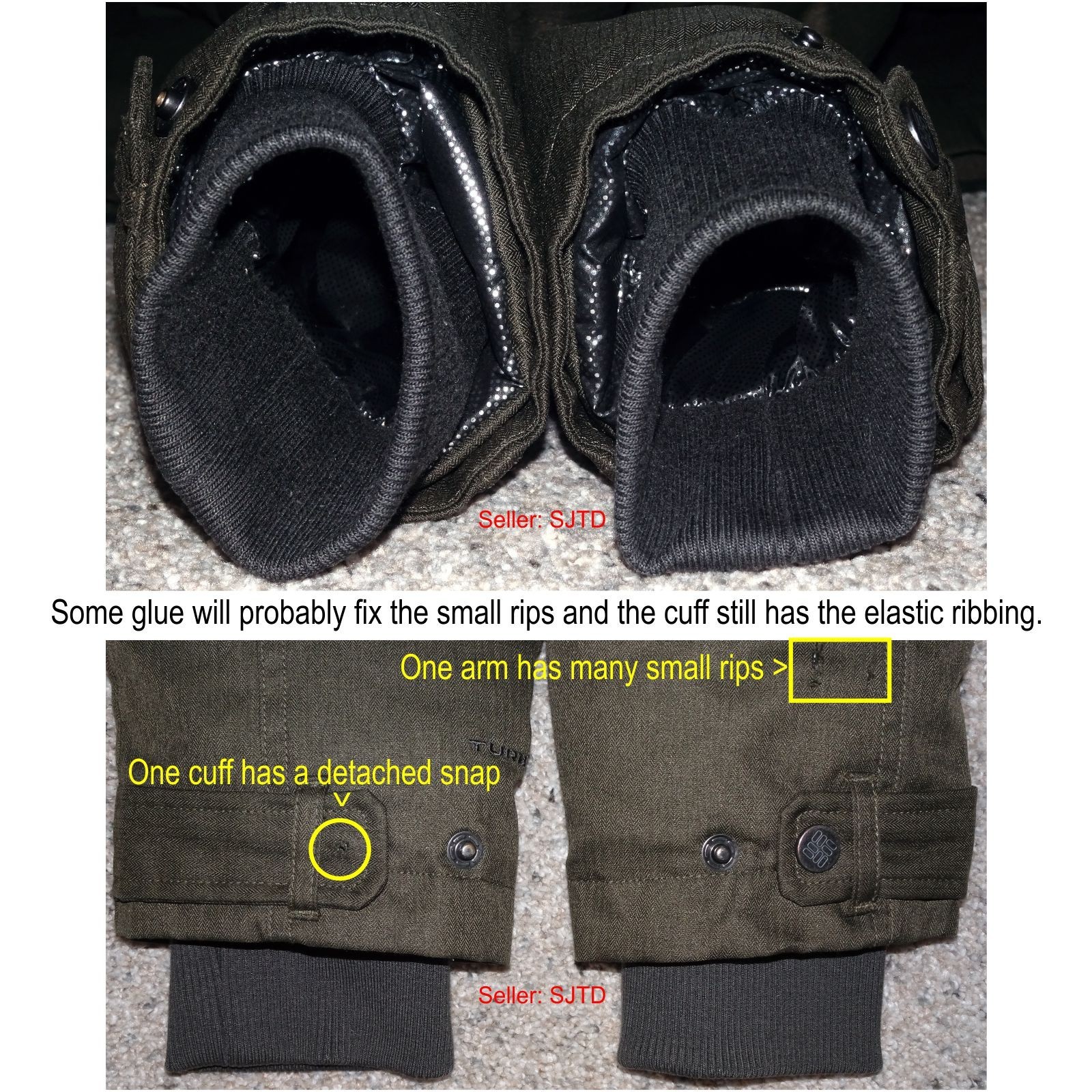 READ Columbia Barlow Pass TurboDown Jacket Parka Men Small (runs large) thumbnail 3