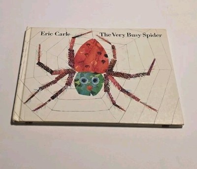 The Very Busy Spider By Eric Carle Hardcover Book 