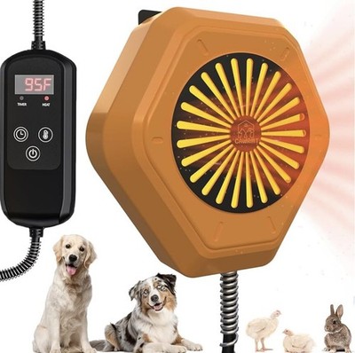 800W Dog House Heater, Pet House Heater with Over Heat Protection, Safe Dog