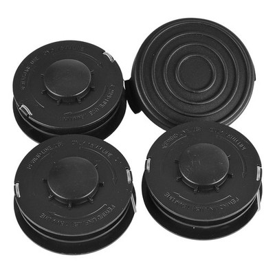 3 Pack Spool Line with Caps Fit For Einhell GC-ET 4530 String Trimmer 3405685