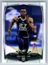 Josh Huff 2014 Topps Chrome #121 Philadelphia Eagles Refractor RC See Photos
