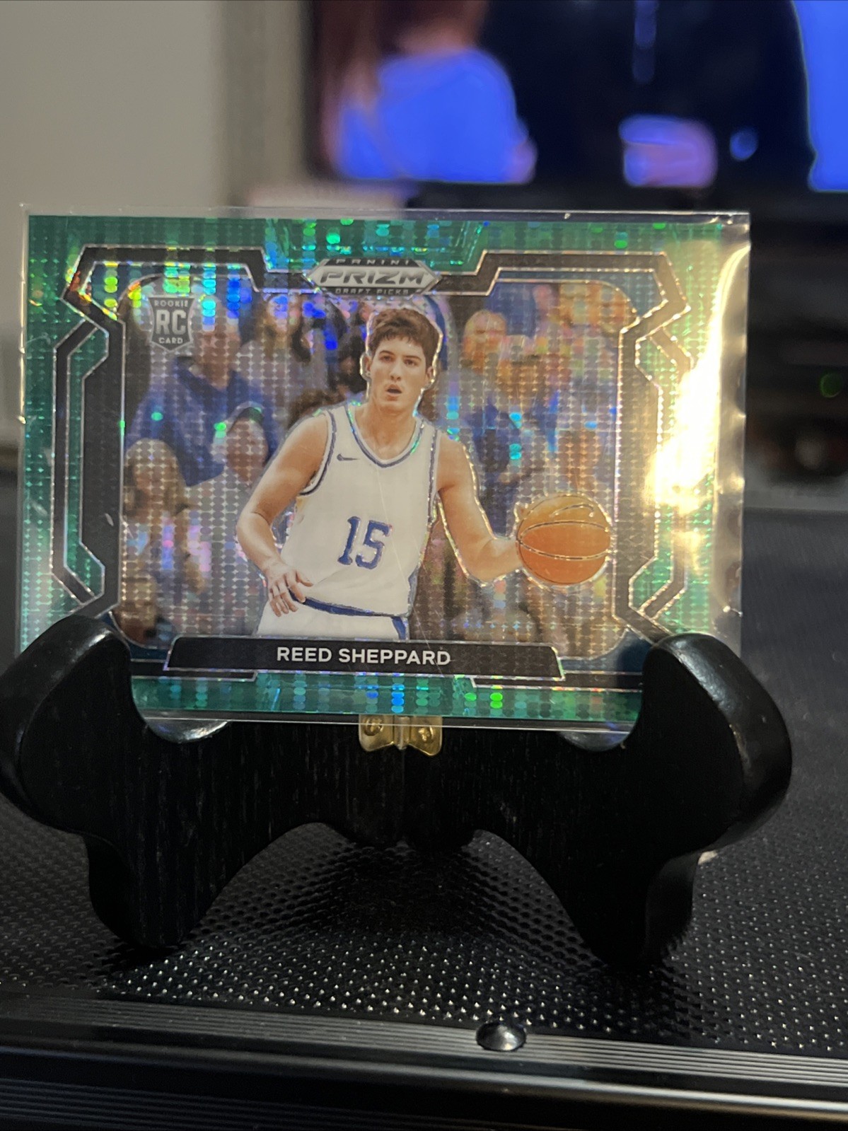 2024 Panini Prizm Draft Picks #21 Reed Sheppard Variation Green Pulsar /25 RC