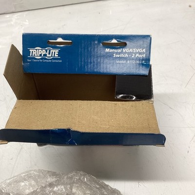Tripp-Lite 2 Port Manual VGA SVGA Switch B112-002-R  S-965