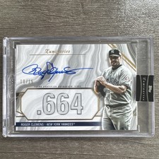 2022 Topps Luminaries /15 Roger Clemens Autographed  Yankees