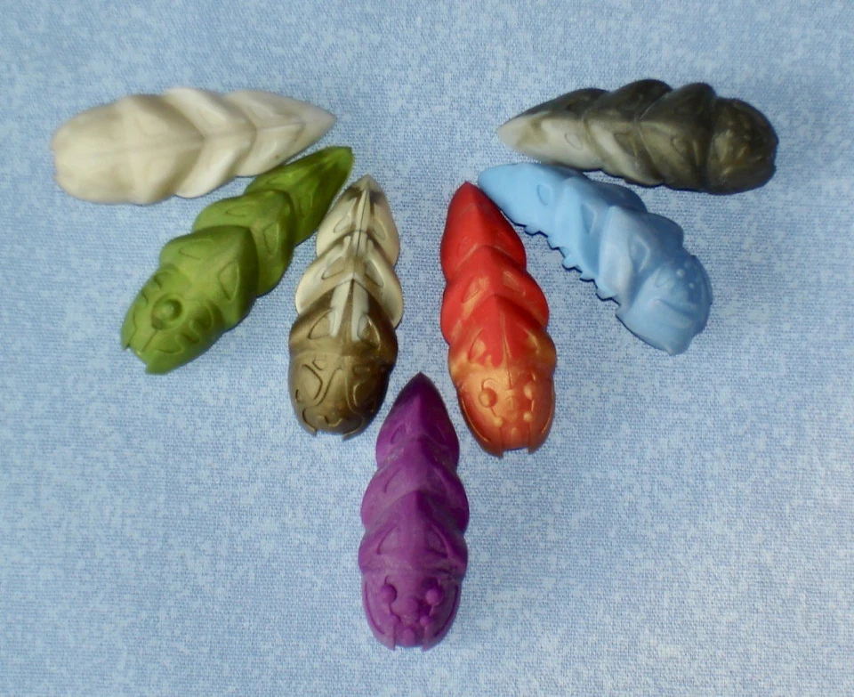 All 6 Lego Bionicle RAHKSHI (8587 ~ 8592) 100% in Canisters + rare PURPLE KRAATA - Image 3 of 4