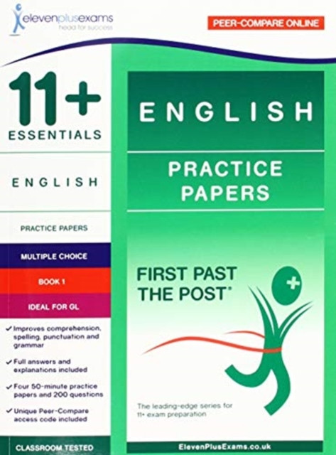 11+ Essentials English Practice Papers Book 1 - Free Tracked Delivery