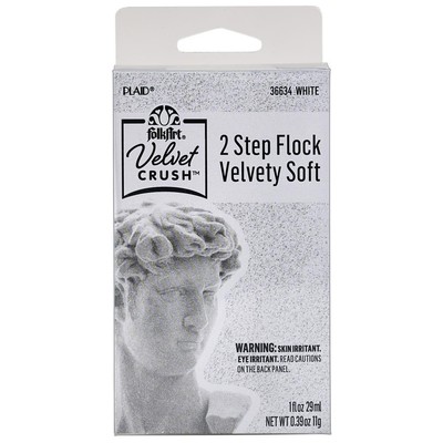 FolkArt Velvet Crush Flocking Kit-White