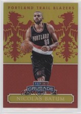 2014-15 Panini Excalibur Crusade Red 2/99 Nicolas Batum #99 3c7