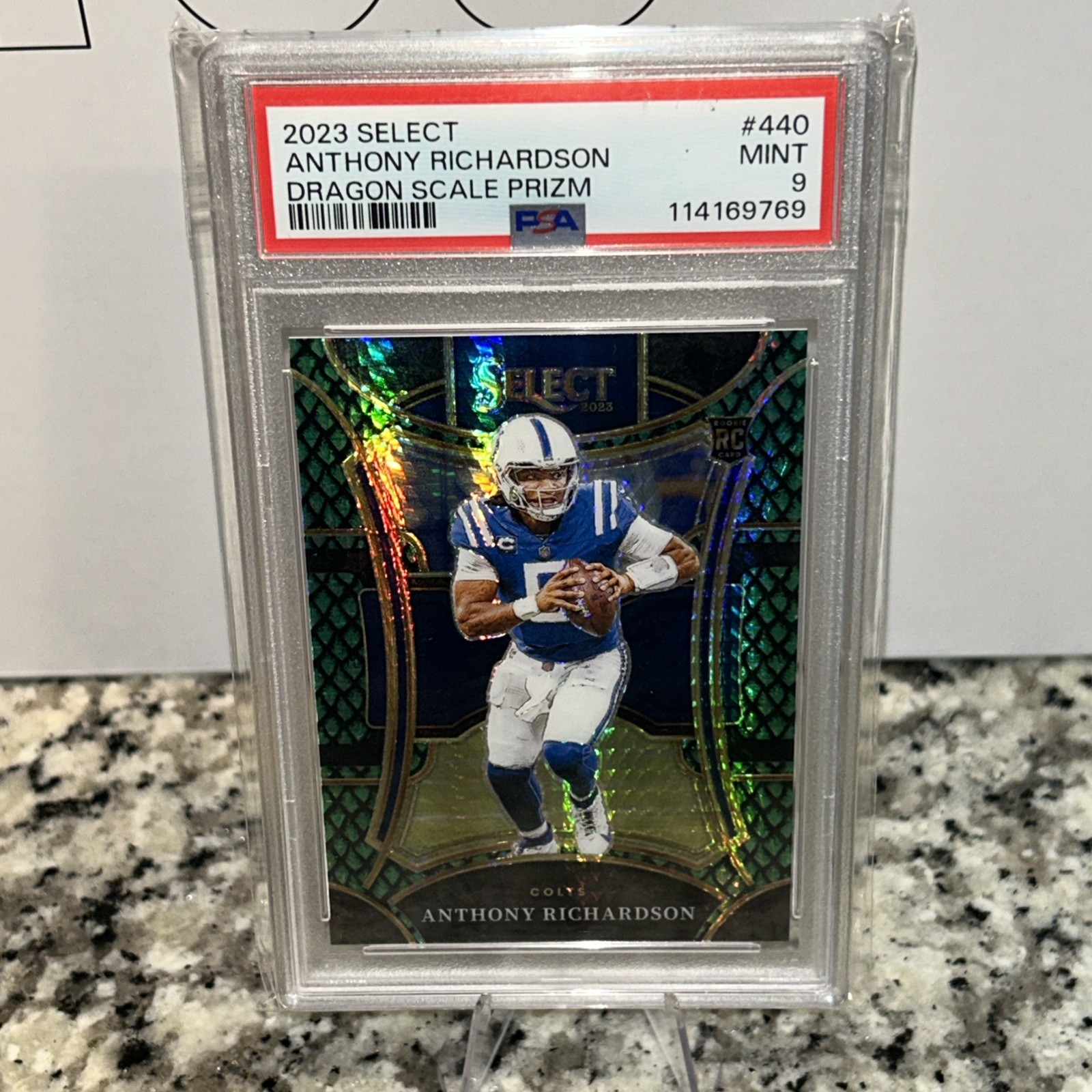 2023 Select ANTHONY RICHARDSON Dragon Scales RC /70 Suite Lvl #440 PSA 9 🐉 🔥