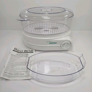 West Bend Electric Food Steamer / Rice Cooker Model 86600 with User Guide