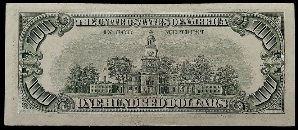 1981 $100 Federal Reserve Note, Minneapolis! Uncirculated! Fr# 2169 I. - Image 4 of 4