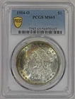 1904-O Morgan Silver Dollar PCGS MS65 Colorful Toning