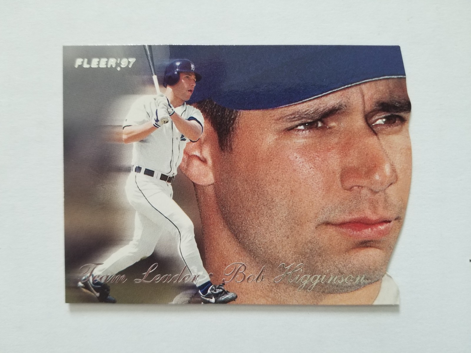 1997 Fleer Team Leaders Bob Higginson # 6 Detroit Tigers