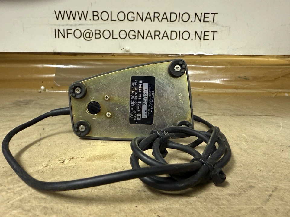 ICOM SM 6 MIKE BASE OTTIMO - Immagine 4 di 4