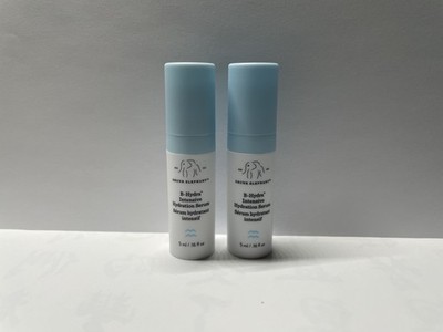 2 x Drunk Elephant B-Hydra Intensive Hydration Serum 0.16 oz Each travel sizes