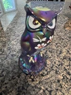 Signed Fenton Art Glass Owl Figurine