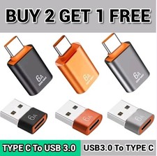 6A USB OTG Adapter USB 3.0 A Male To Type C Female Converter Fast Charger 120W