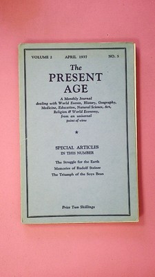260169 THE PRESENT AGE - A MONTHLY JOURNAL VOLUME 2 - APRIL 1937 NO.5
