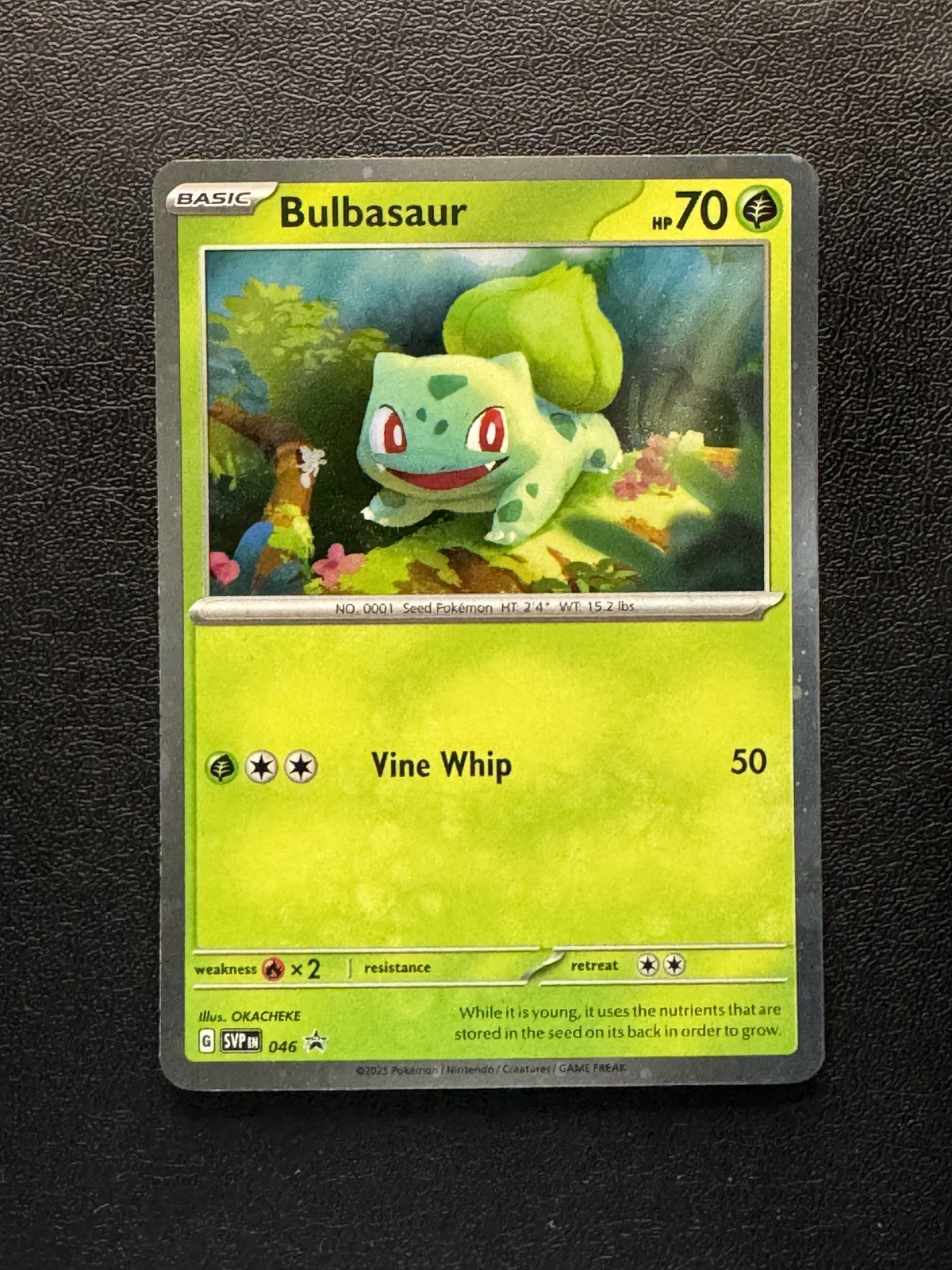 Bulbasaur 46/ SV Black Star Promos Promo NM