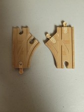 Thomas Wooden Railway Train 3 1/2 Inch Curved Switch Tracks Male Female