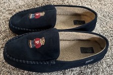 Polo Ralph Lauren Dezi Bear Slippers Men Size 12