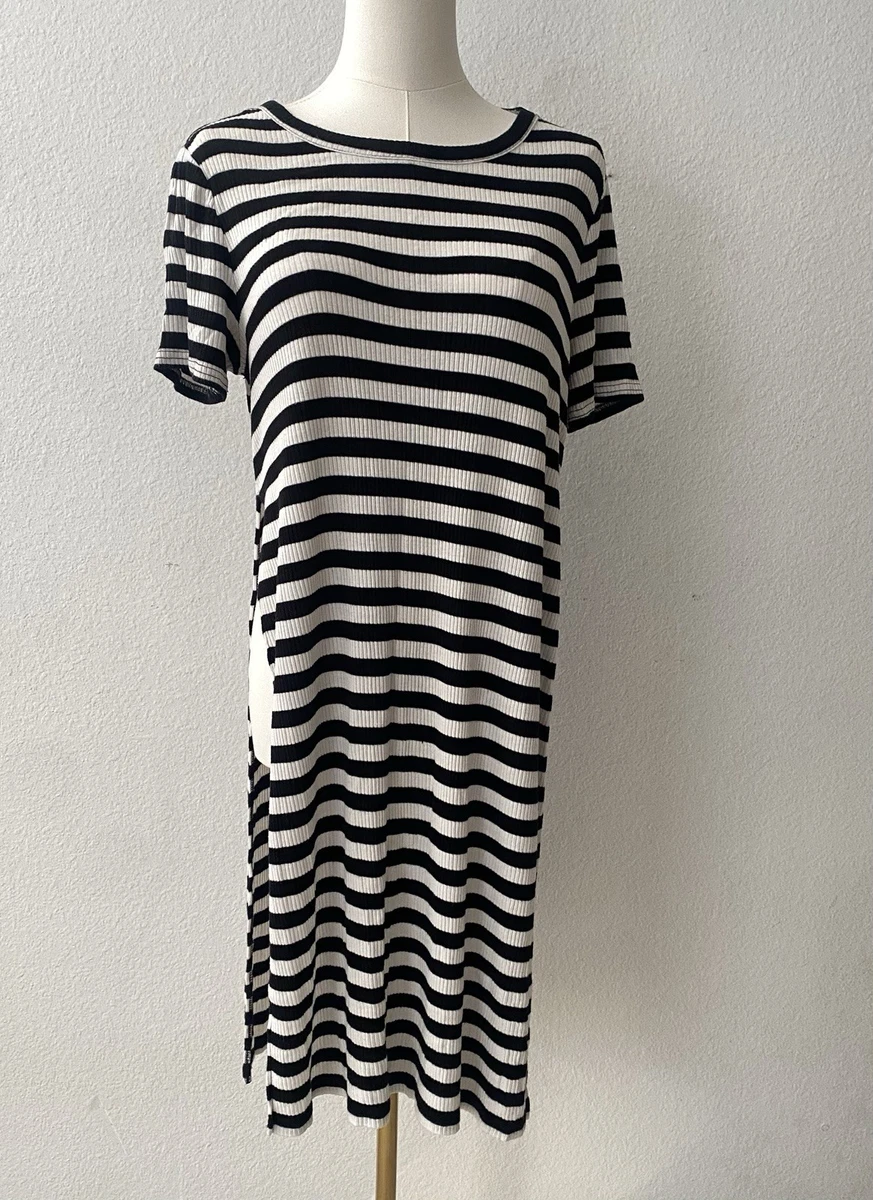 forever 21 striped t shirt dress Womens Forever 21 T-shirt Size S Dress Mini Halter 5129 Square Neck Stripe