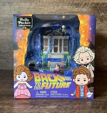 NIB Polly Pocket Collector Back To The Future Play Set Marty Doc And Much More