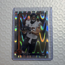 Topps 2025 Chrome Cole Kmet #51 Parallel Chicago Bears NFL