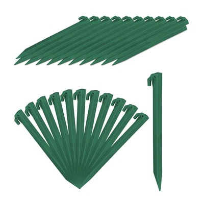 Piquet de fixation lot de 128 Piquets en plastique Fixations pour bâches - Photo 1/4