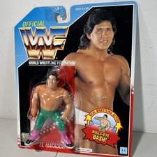 Vintage WWF Hasbro El Matador Carded Figure Sealed - Very Good Condition - 1992