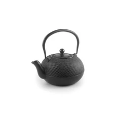 IBILI Oriental Teapot Set with Filter, 16 x 16 x 9 cm, Black