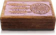 Birthday Gift Ideas Handmade Decorative Wooden Dream Catcher Jewelry Box Jewe...